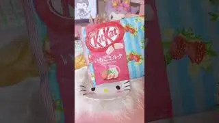 #shorts #snacks #unboxing #kitkat #strawberry #bubbletea