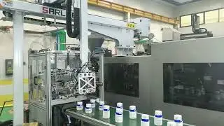 Four cavity Top-entry IML for Milk Tea Cups🥤 Efficient and high-speed💥#injectionmolding 