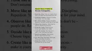 9 Skills That Make You Untouchable 🤫 #Mindset #Success #Growth #SelfDevelopment #LifeHacks