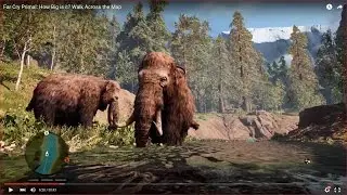 HOW BIG IS THE MAP in Far Cry Primal? Walk Across the Map