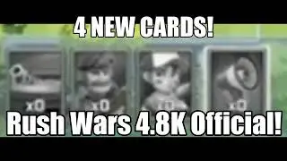 Rush Wars - 4 NEW CARDS