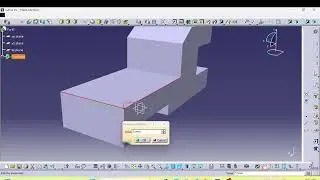 Edge fillet blend corners Edges in Catia V5 | Edge fillet in Tamil