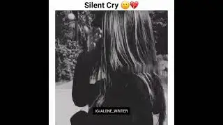 Very sad  alone girl Whatsapp status