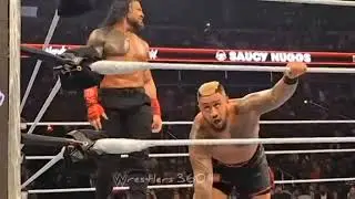 WWE RAW NETFLIXE ROMAN RINGES VS SOLO SIKO TRIBEL COMBOT MATCH   #wweraw#netflix #wwesmackdown