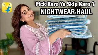 Boring Nightwear Ko Bye Bye 👋 Flipkart Night Wear Haul | Starts @400/- #Thehopestory