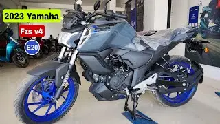 2023 Yamaha Fzs v4 Review | E20 Flex Fuel | New Updates On Road Price & Mileage