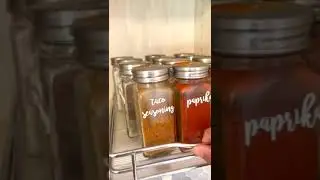 Spice Rack Heaven! #amazon #amazonfinds #founditonamazon #amazonhome #kitchen #spices #lifehacks