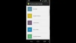 Android TextDrawable