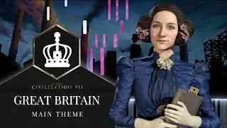 Civilization 7 - Great Britain - Main Theme - Synthesia Piano Tutorial - Jerusalem