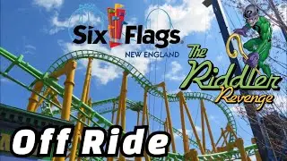 Riddler Revenge Off Ride Footage - Six Flags New England, Agawam, Massachusetts