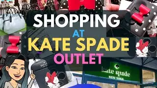 SHOPPING AT KATE SPADE OUTLET🛍 What's NEW at KATE SPADE? KATE SPADE MINNIE BAG KATE SPADE DISNEY