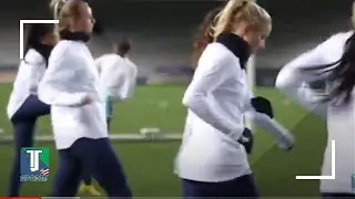 WATCH: PSG training session to FACE Vllaznia in the UEFA Women's Champions League