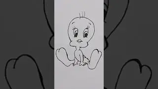 Drawing from Tweety #drawing #painting #tweetybird #characteranimation #cartoon