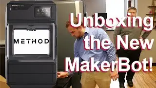 Unboxing our Method by MakerBot 3D Printer + TIMELAPSE!