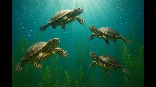 Turtle Sleep Stream – Ambient Pond Water & Night Peace