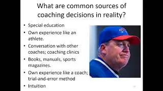 Evidence-based coaching in sport (part 1)