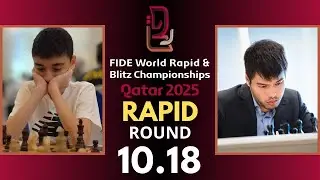 Khagan Ahmad vs Ray Robson | World Rapid Championship 2025 | Round 10.18
