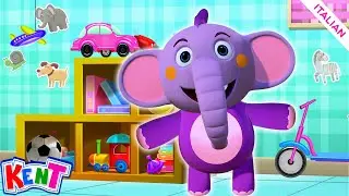 Kent l'elefante Italiano | Impara Le Addizioni | Matematica Per Bambini | Canzoni Per Bambini