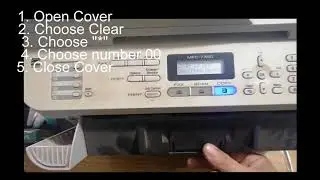 Sửa lỗi replace toner, Drum|How to replace toner, Drum Brother MFC-7360N...