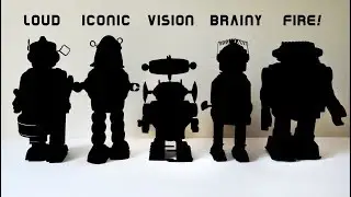 Five Wind Up Toy Robots (Part III)