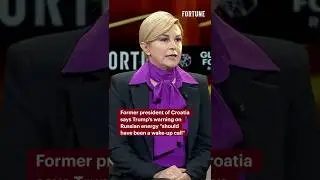 Former president of Croatia says Trump's warning on Russian energy 