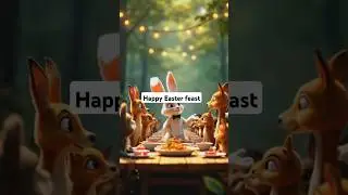 Easter Feast In The Wild - Chef Fox Cook. #EasterFeast #AnimalCooking #WildlifeEaster #EasterForKids