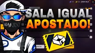 TUTORIAL COMPLETO, APRENDA A COMO CRIA UMA SALA COMPETITIVA IGUAL APOSTADO NO FREE FIRE EM 2025
