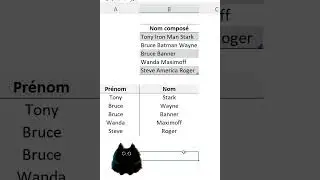 Excel : les fonction TEXTE.AVANT et TEXTE.APRES