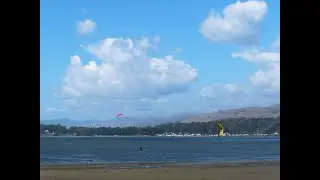 Kite and Wind Surfers at Doran Regional Park October 2025
