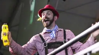 Festmeister Hans Rockin' the crowd of 5,000+ at the Alpine Village Oktoberfest!