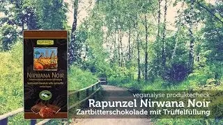 Rapunzel Nirwana Noir | vegane Zartbitterschokolade mit Tr&uuml;ffelf&uuml;llung | Produktecheck (Test)