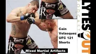 E8 - Cain Velasquez UFC 121 Fight Shorts (Mixed Martial Artifacts)