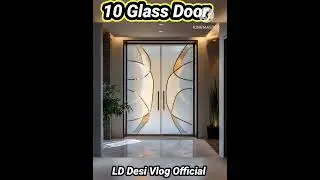 10 Glass door design // 10 glass door design ideas #bathroomdesign #maindoor #door #doordesign