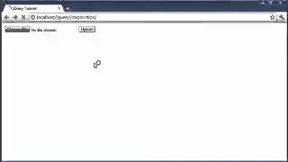 jQuery Tutorial - 30 - Enable submit button after file selected
