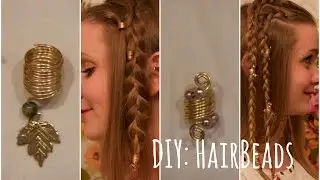DIY: Metal Hair Beads For Cosplay Hairstyling and How to Wear Them.