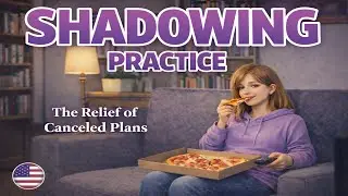 English Shadowing Practice A2-B1: The Relief of Canceled Plans | Slow English | Listening & Speaking