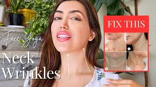NECK WRINKLES Face Yoga TOP Exercises 🤩👌 (Reduce Wrinkles, Turkey Neck, Double Chin) #faceyoga