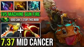 Machine Gun Fire = DELETED with Divine Crit Snapfire Dota 2
