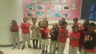 Community Partnership School's Kindergarten Eagles Fans