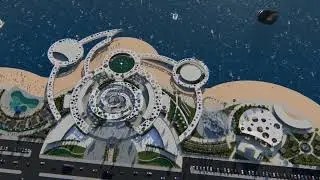 Coastal tourist park design#design #exterior #landscape #architecture #engineering #students