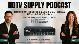 NTI UNIMUX-HD4K18GB-24 24-Port 4K 18Gbps HDMI USB KVM Switch