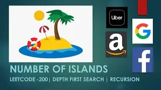 Number Of Islands | Depth First Search | LeetCode 200 | PYTHON