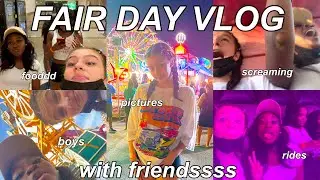 FAIR DAY VLOG I come to the carnival with me and my friends !
