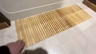 Bamboo Bathroom Mat unboxing