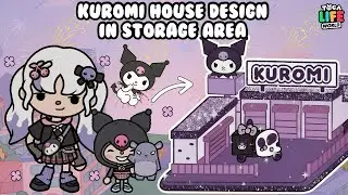 Проект дома Kuromi в складском помещении 💜🖤 | Toca Life World 🌏 | Проект дома Toca Boca