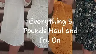 Everything 5 Pounds Haul and Try On | Affordable Fashion