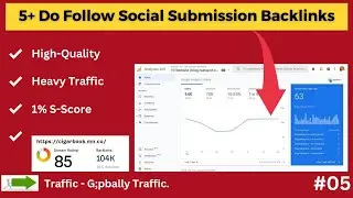 5+ Do Follow Social Bookmarking Links | How to Create Do Follow Backlinks 2024