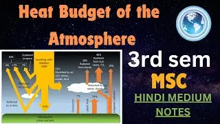 Heat budget of the earth 🌍|| environmental chemistry || msc 3rd sem || hindi medium notes # video