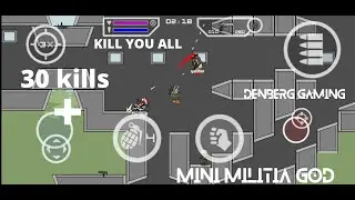 Mini Militia gameplay 2021 | mini milita 30 kills + | how to win in mini militia | #denbergmilitia