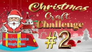 Jumping Santa Magic Box Making By Rupesh Sir | #christmas2025 #cristmasdecor #viral #art#viralvideo